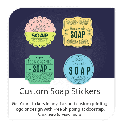 custom soap stickers