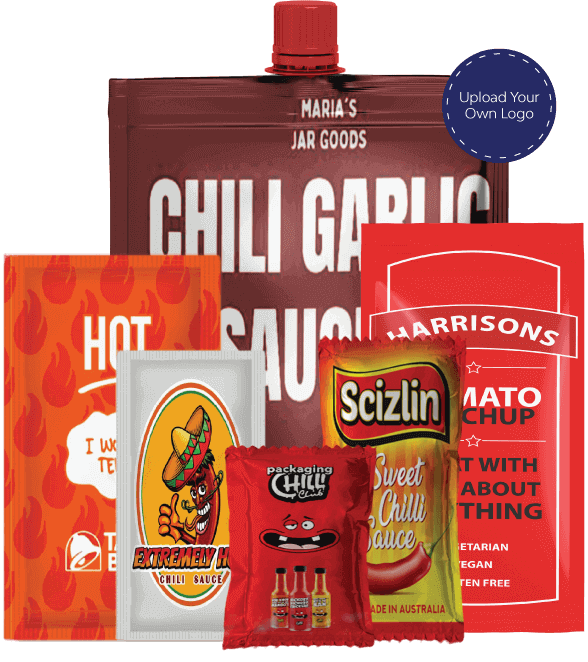 Custom Packets For Hot Sauce