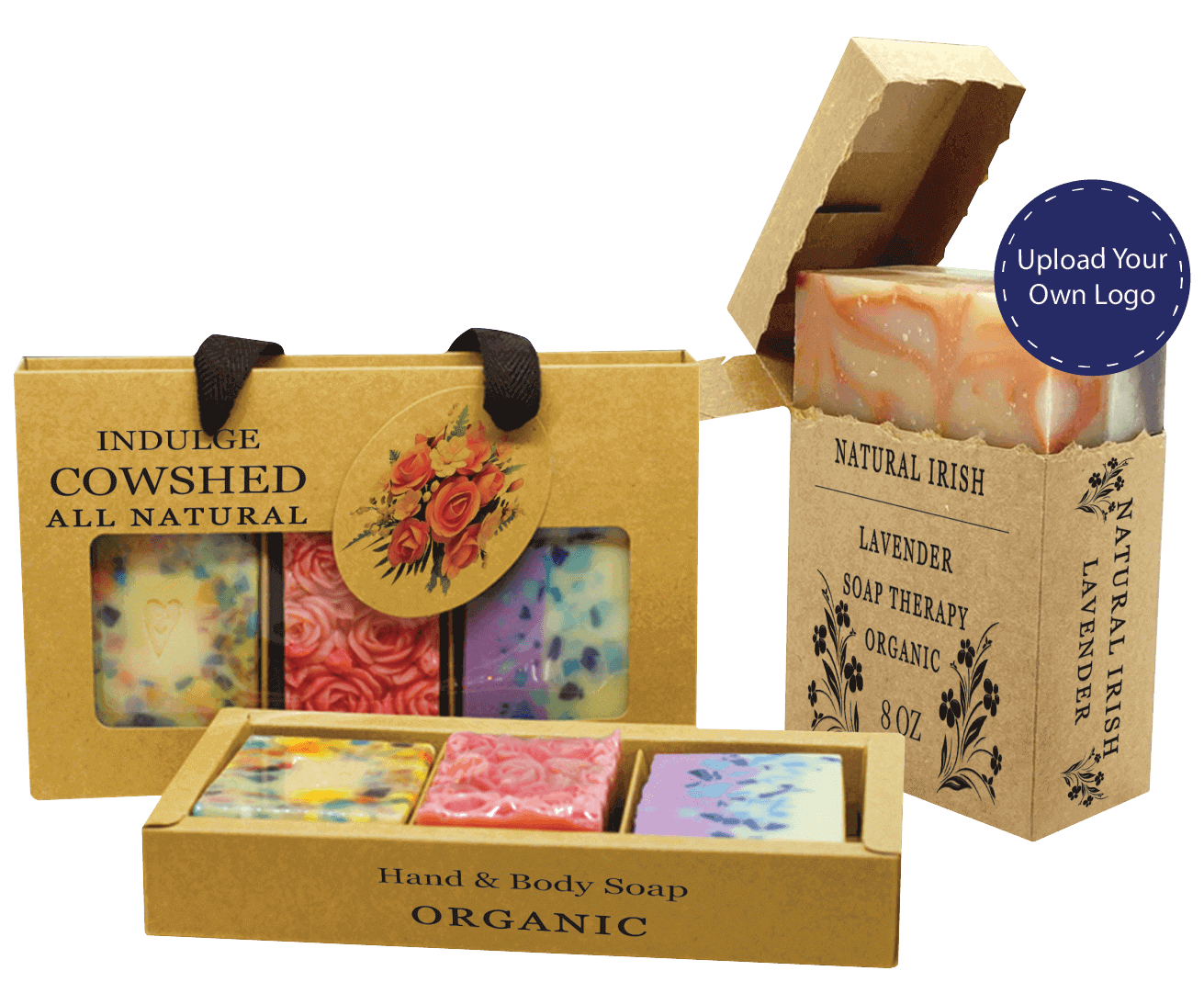 kraft soap boxes with window