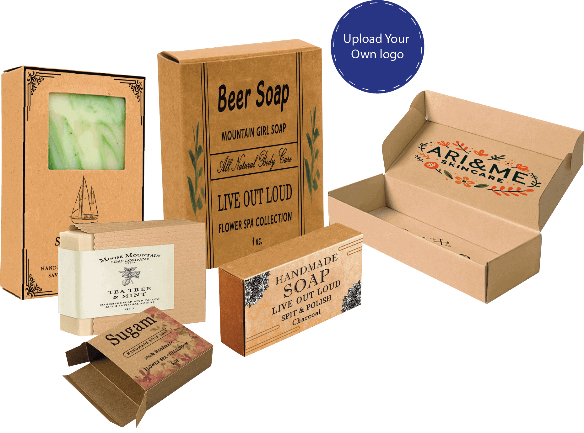kraft soap boxes