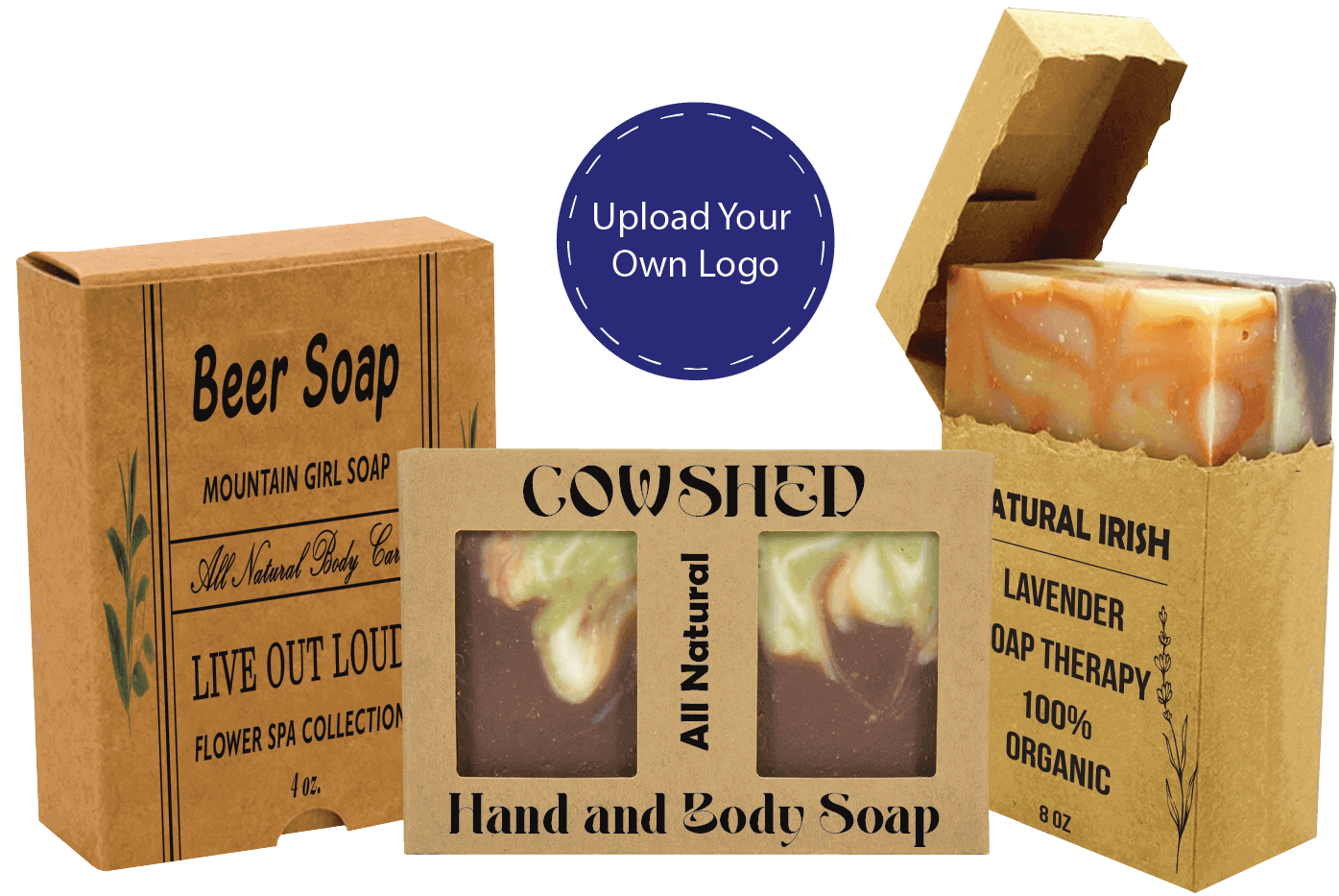 kraft soap boxes with window