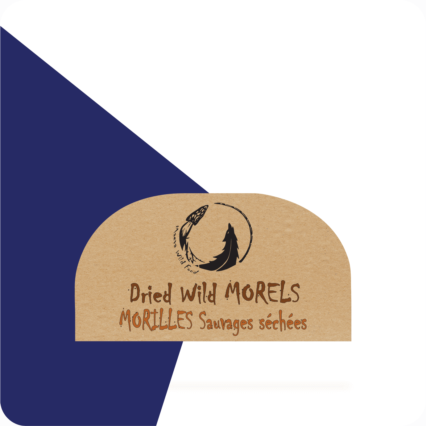 100 kraft paper blank business cards