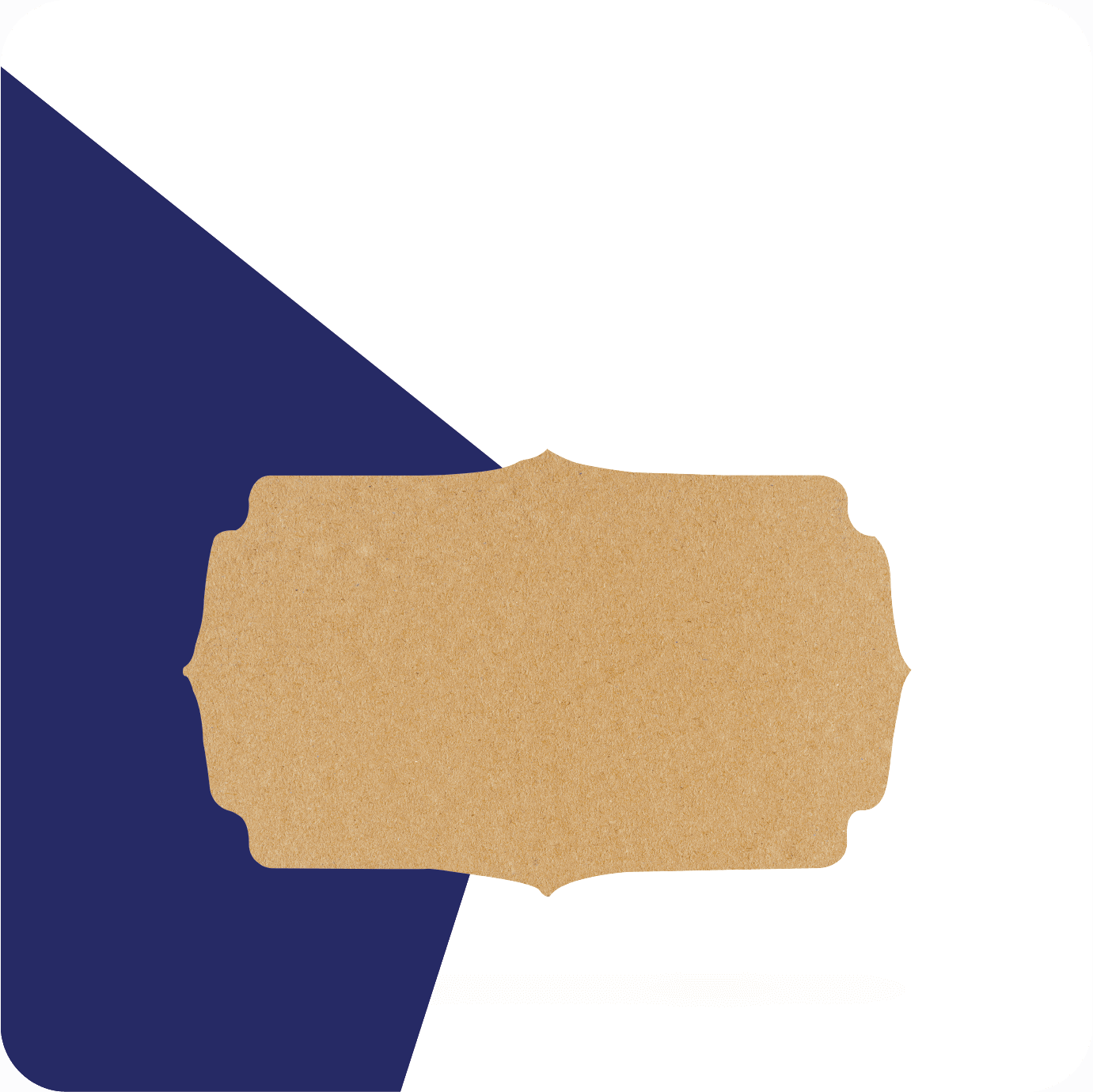 blank kraft paper cards and envelopes