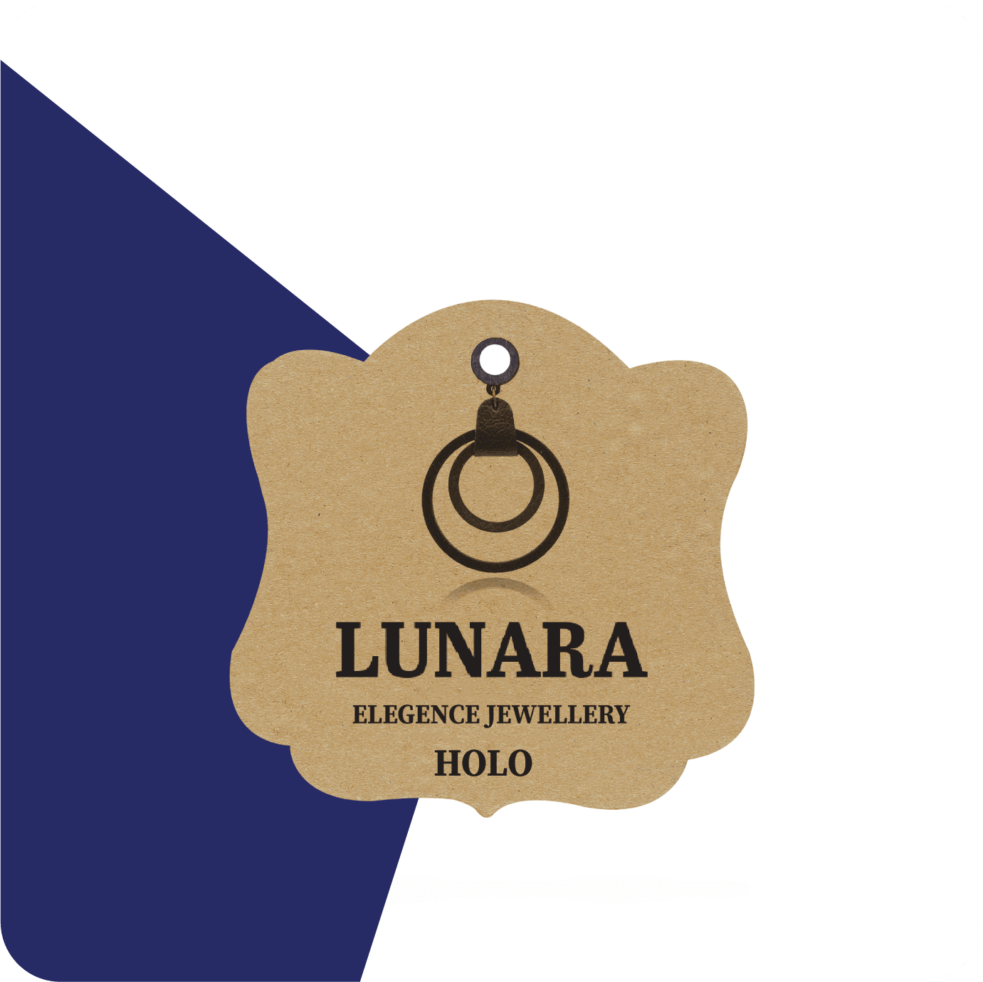 kraft jewelry earring cards