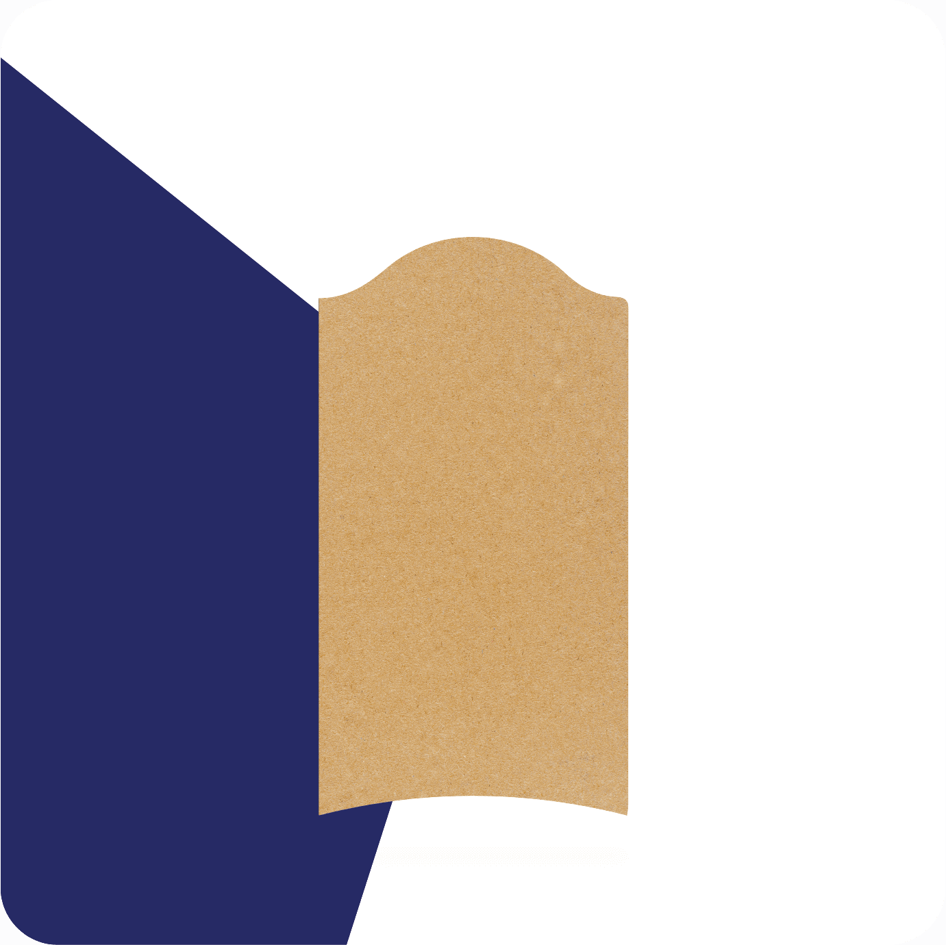 kraft paper cards and envelopes