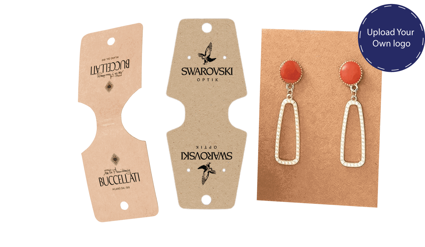 kraft paper earring cards 2.3x3.5