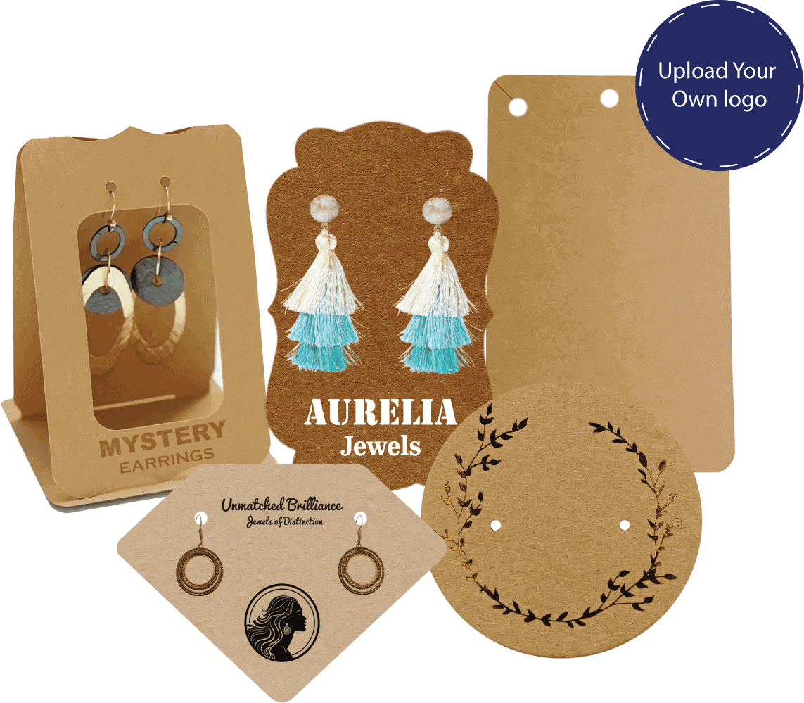 kraft paper earring cards