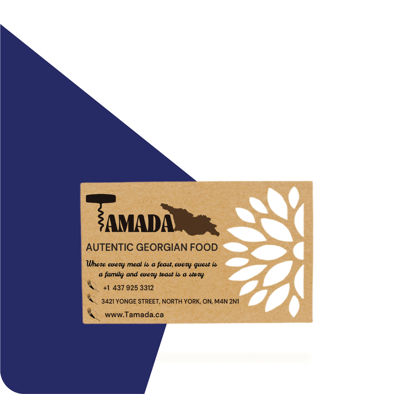 recycled kraft paper business cards