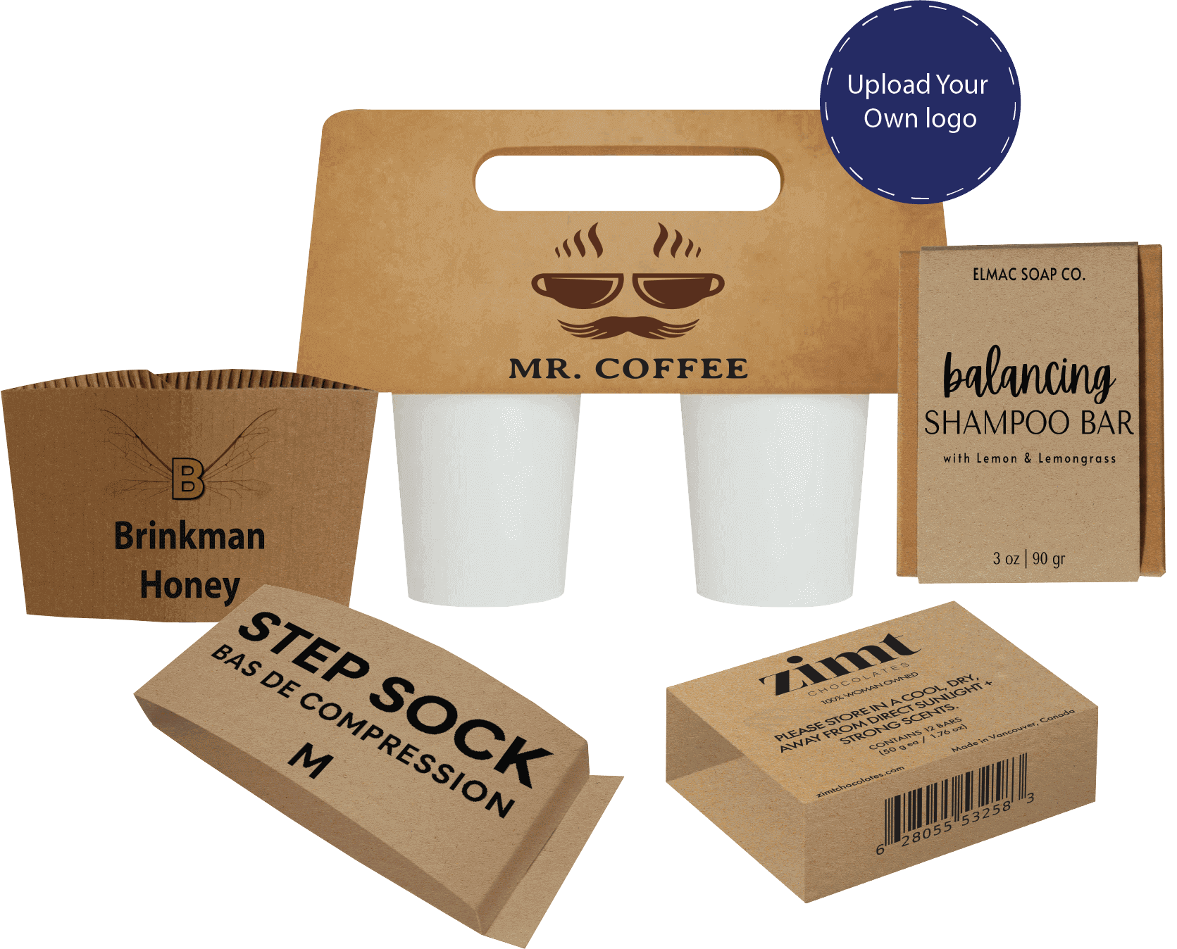 kraft packaging sleeves