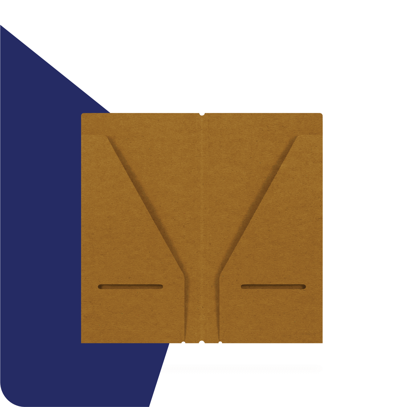 kraft brown presentation folders