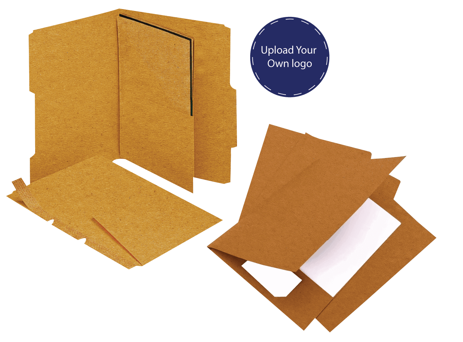 kraft paper presentation folders