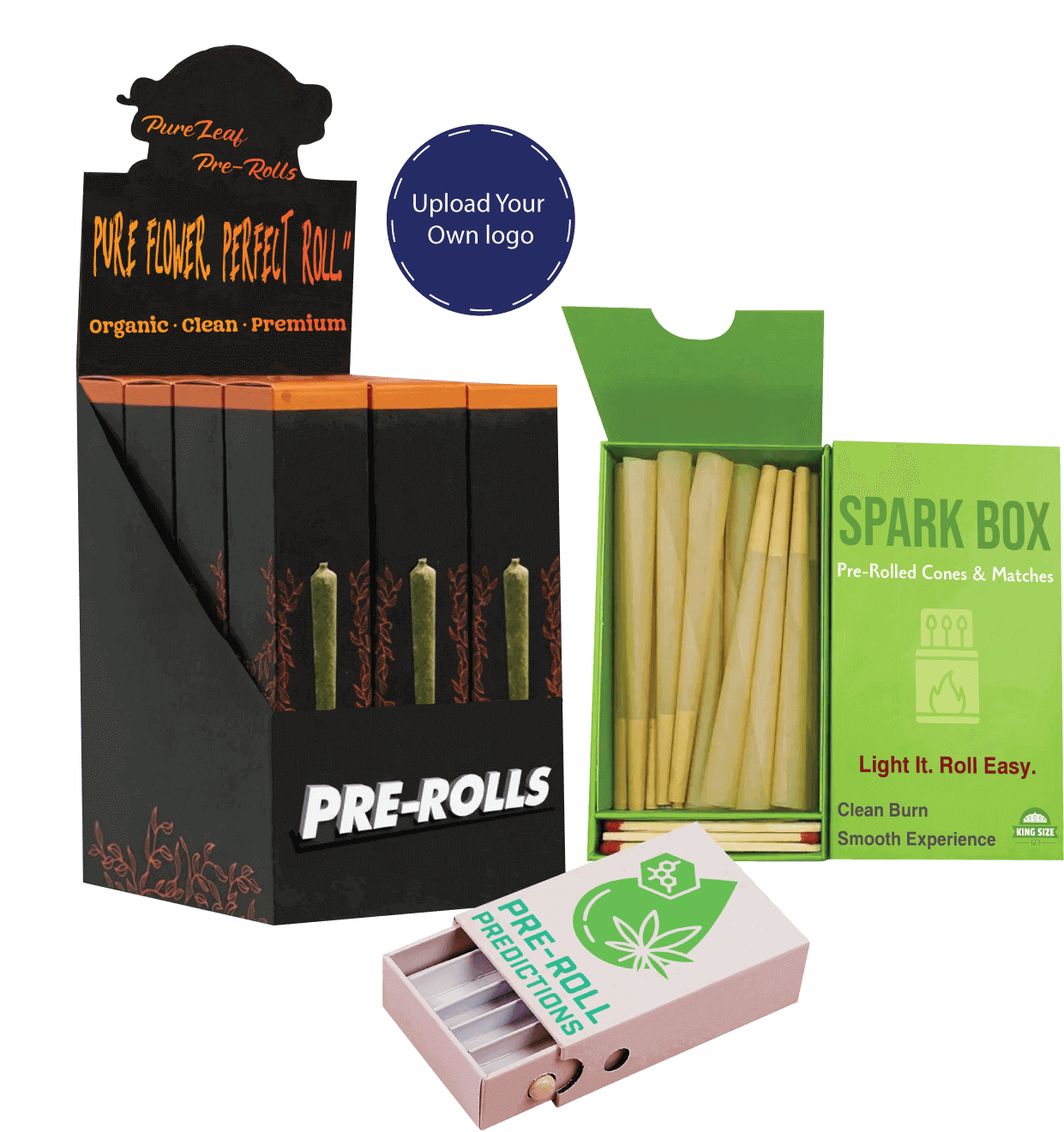 pre roll counter display boxes