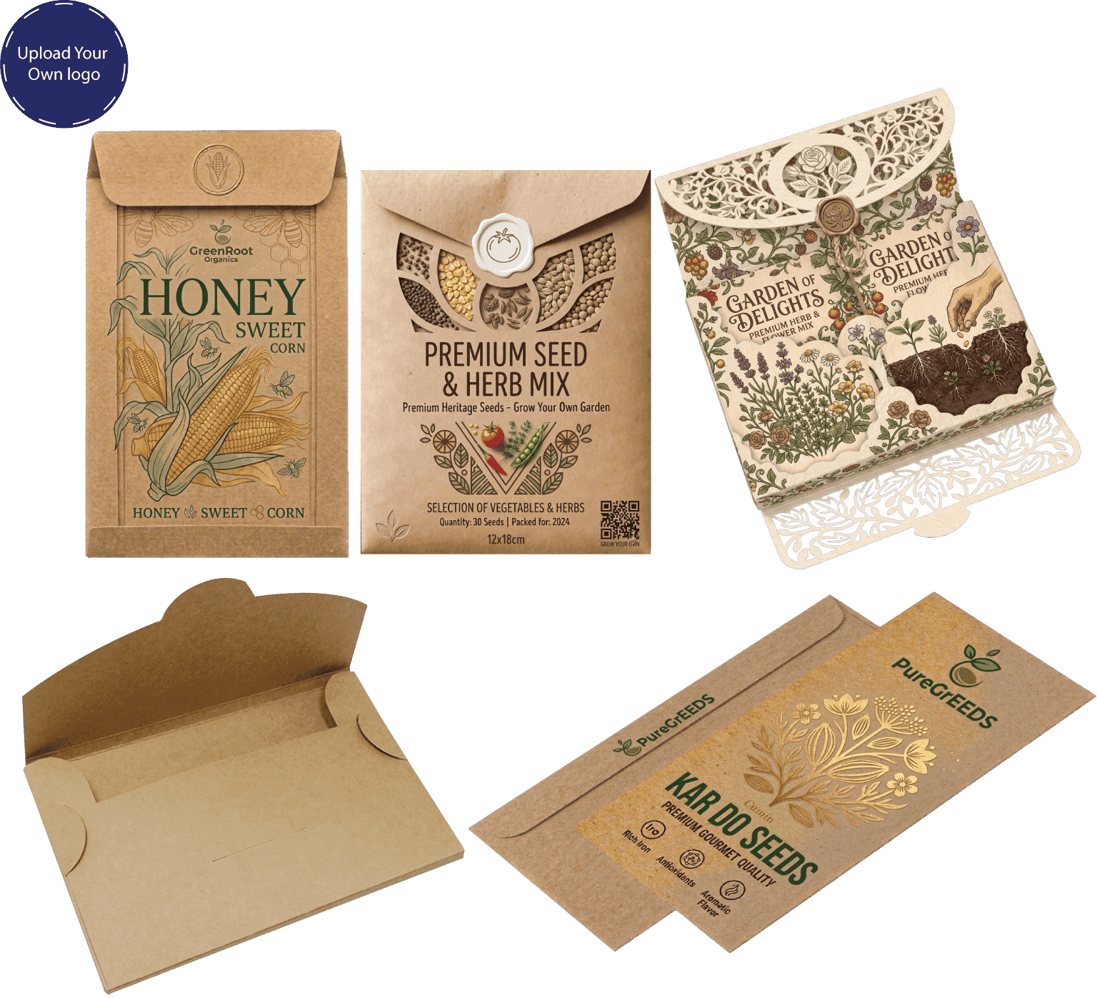 custom seed envelopes