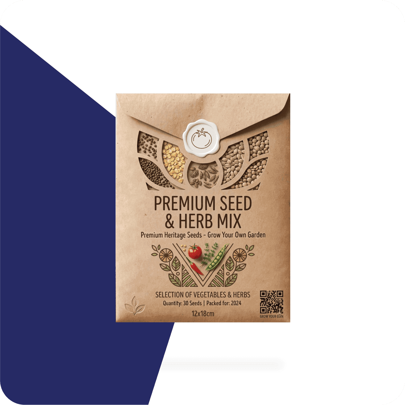 custom seed packet envelopes