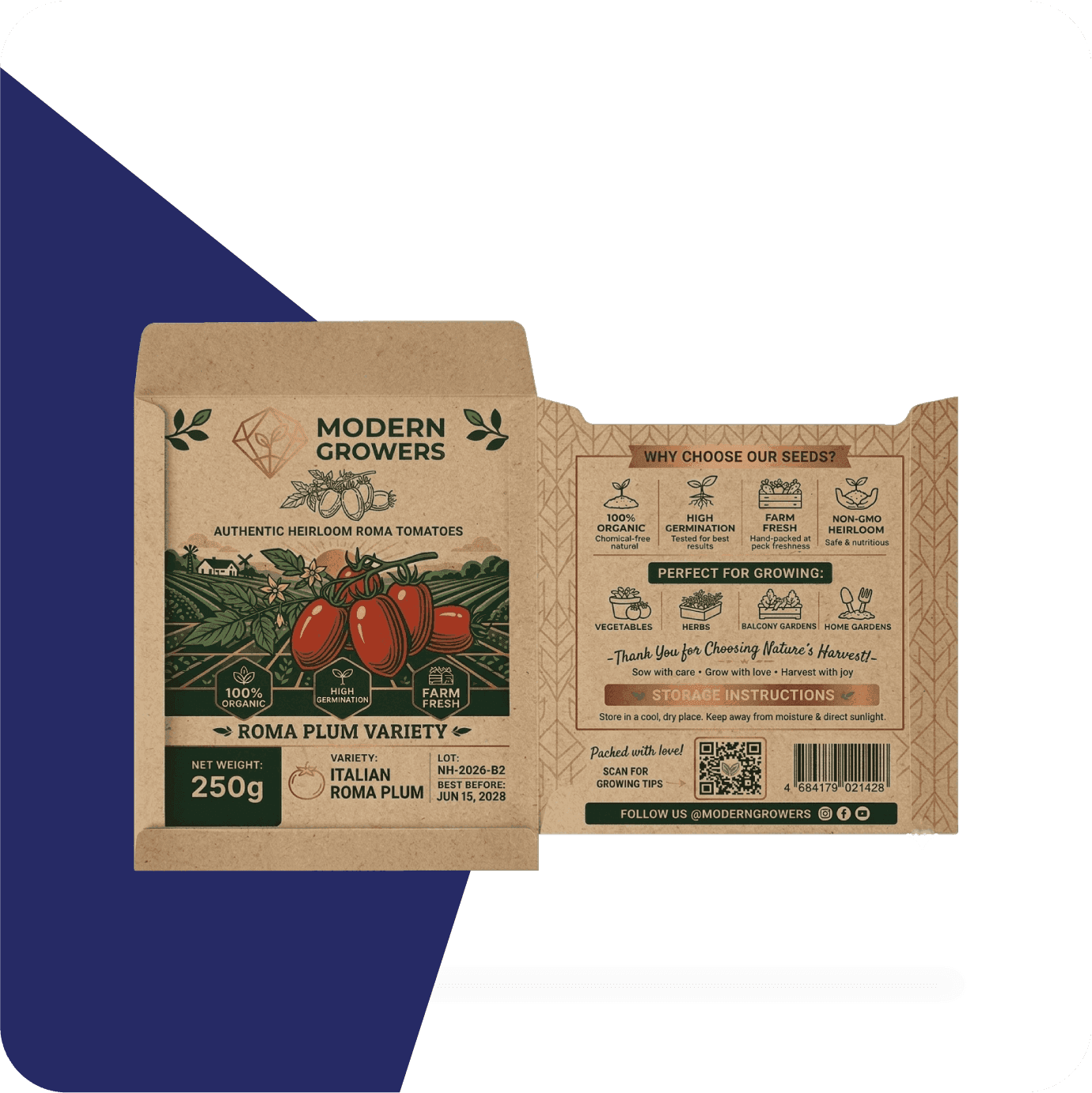 seed envelopes custom