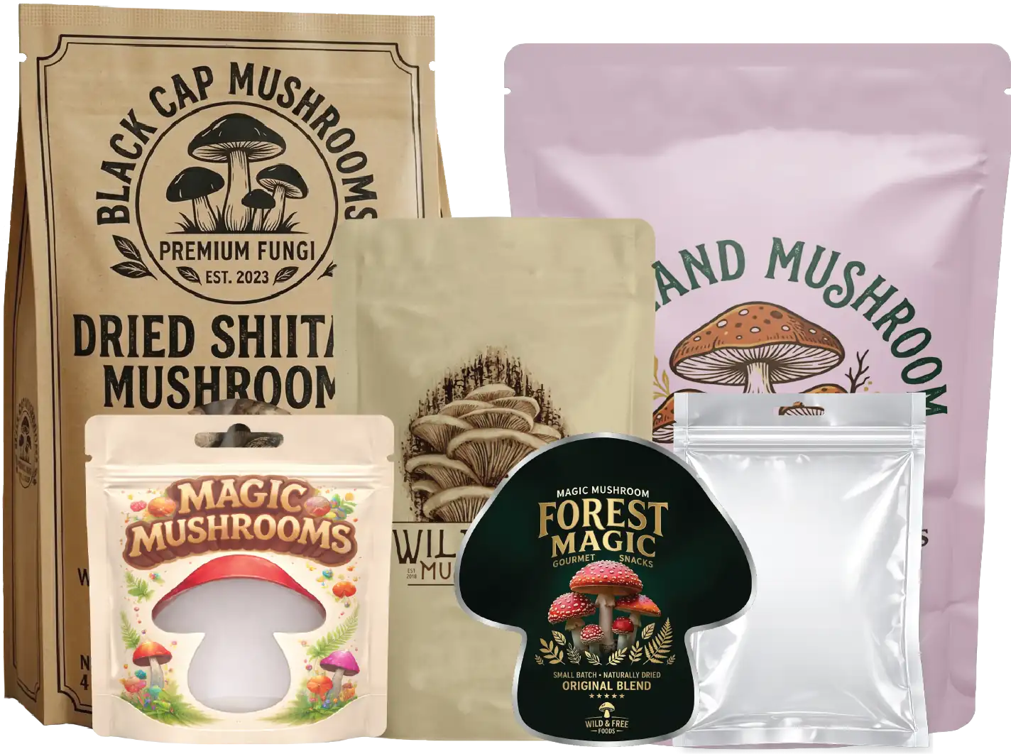 mushroom mylar bags