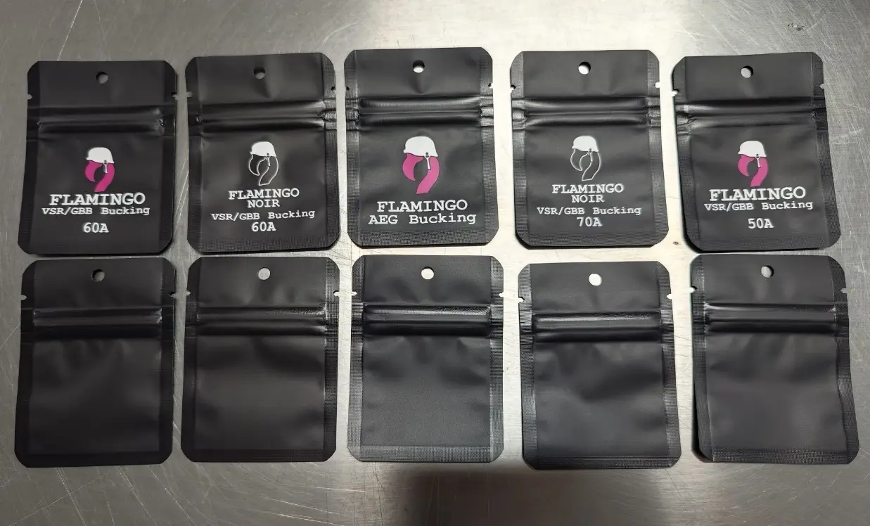Bulk printed sauce packets prepared for wholesale packaging orders