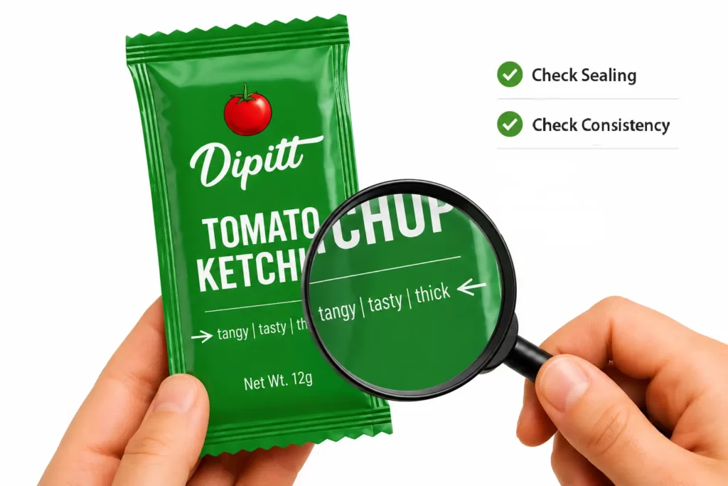 Check Premium Sauce Texture and Freshness Before Market Display