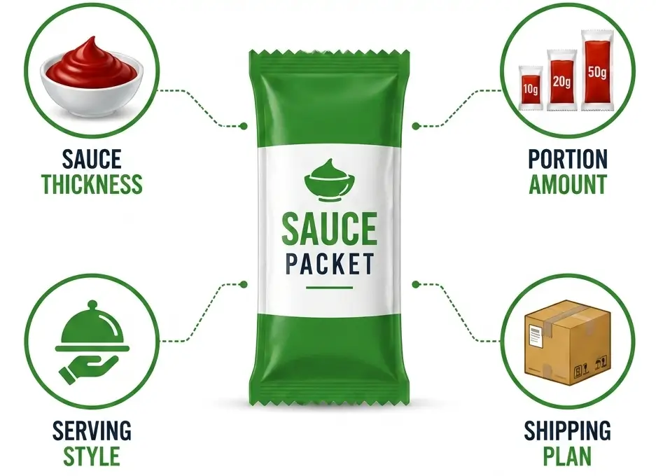 Premium Sauce Protection With Secure Delivery Packaging and Sealed Layers