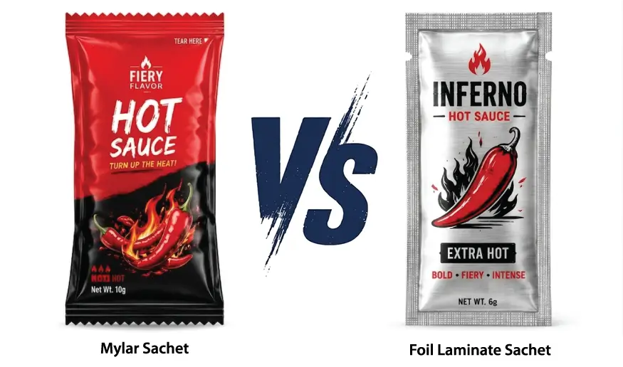 Compare Mylar Material and Foil Laminate Material Packaging Options