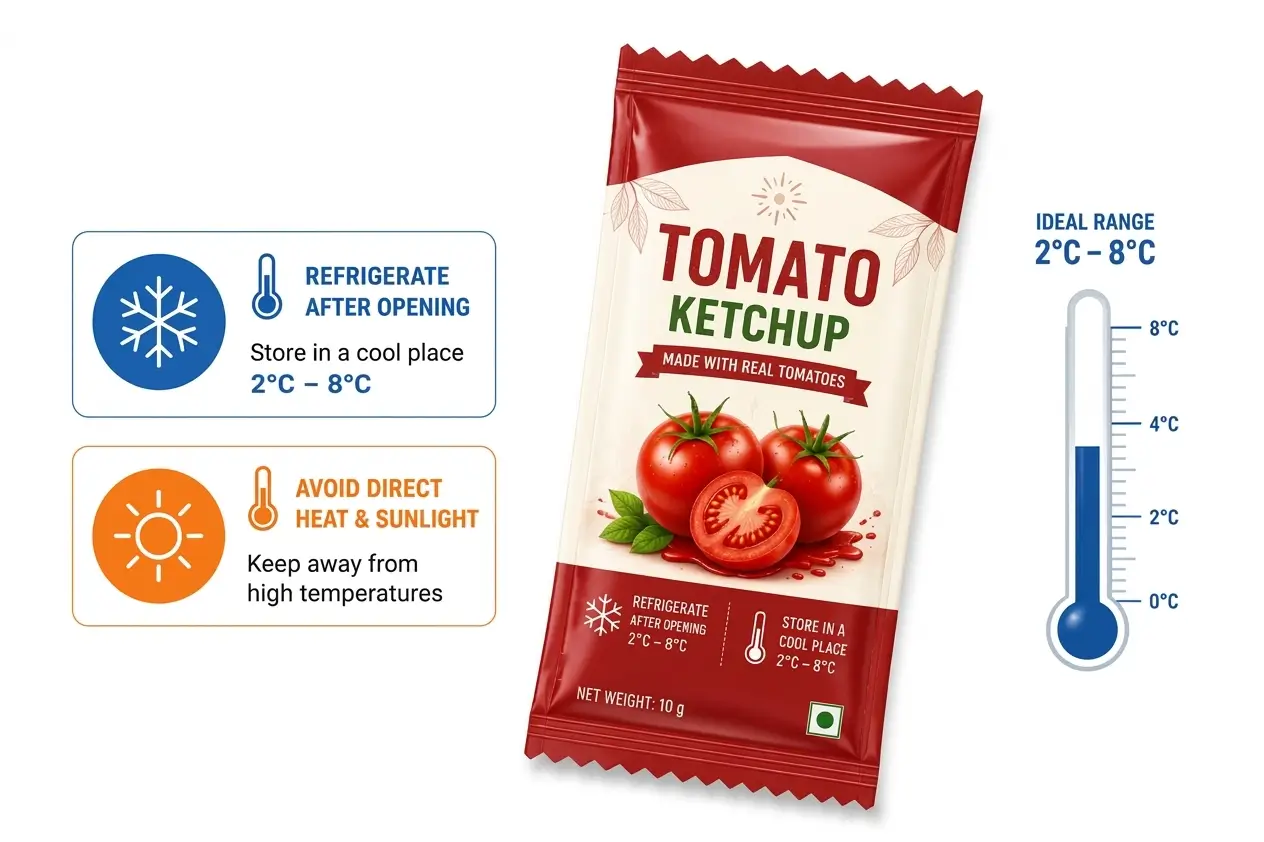 Proper Sauce Storage Conditions With Controlled Temperature Packaging Environment
