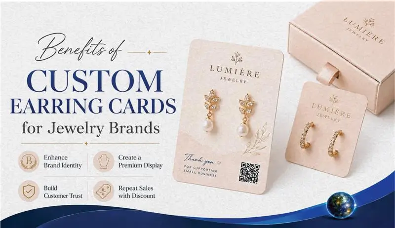 Benefits Of Custom Earring Cards For Jewelry Brands