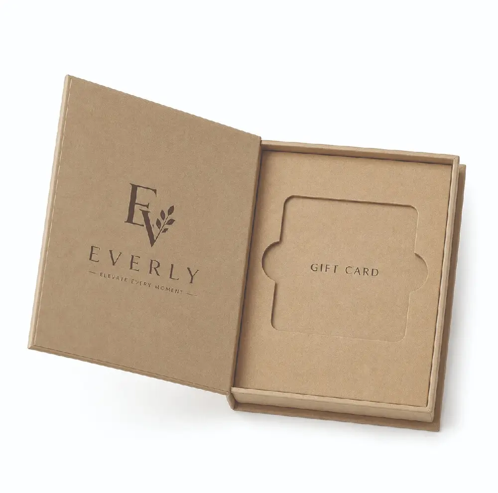 Premium Book Style Gift Card Boxes for Elegant Presentation