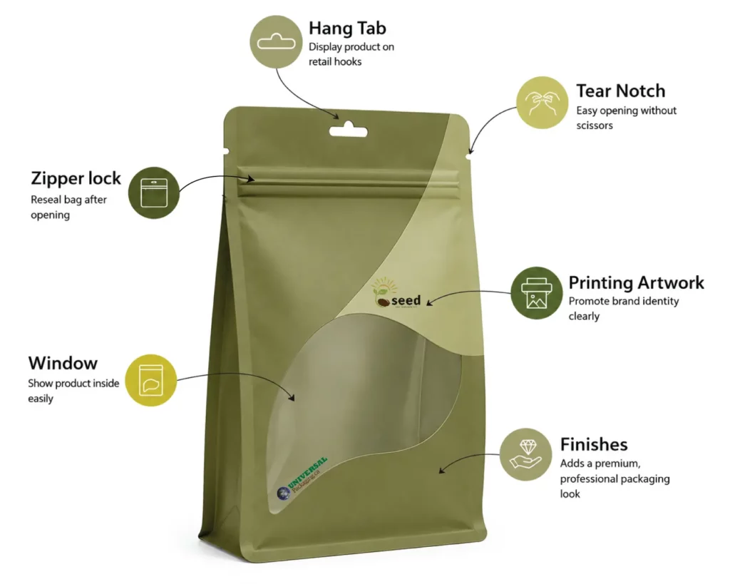 BOPET Packaging Features Infographic With Visual Details