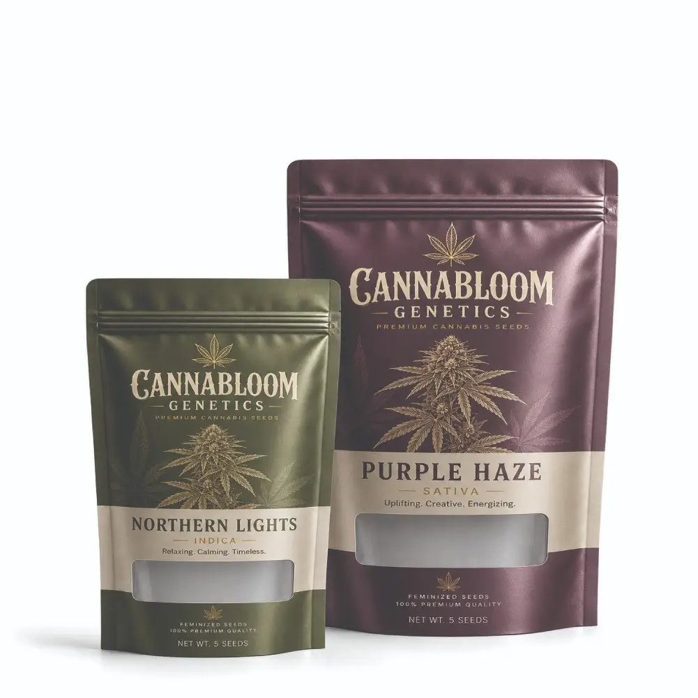 Premium Cannabis Mylar Bags With Professional Packaging Presentation