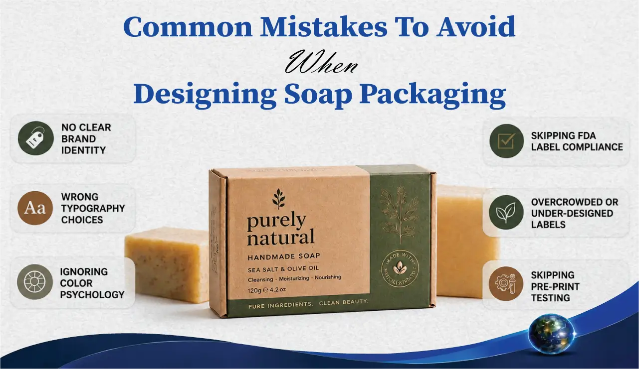 Common Mistakes To Avoid When Designing Soap Packaging