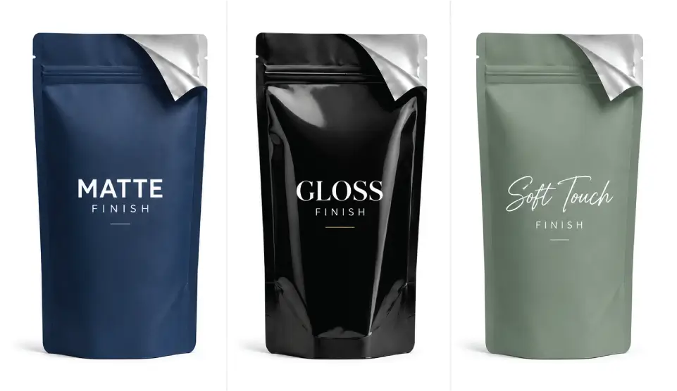 Finishing Options With Premium BOPET Bags Surface Effects