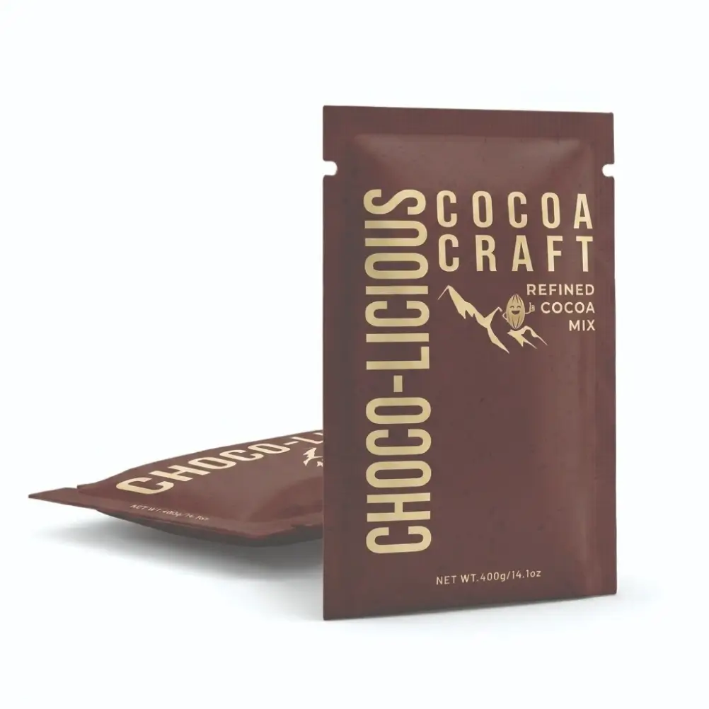 Premium Flat Cocoa Hot Packets for Neat Product Presentation