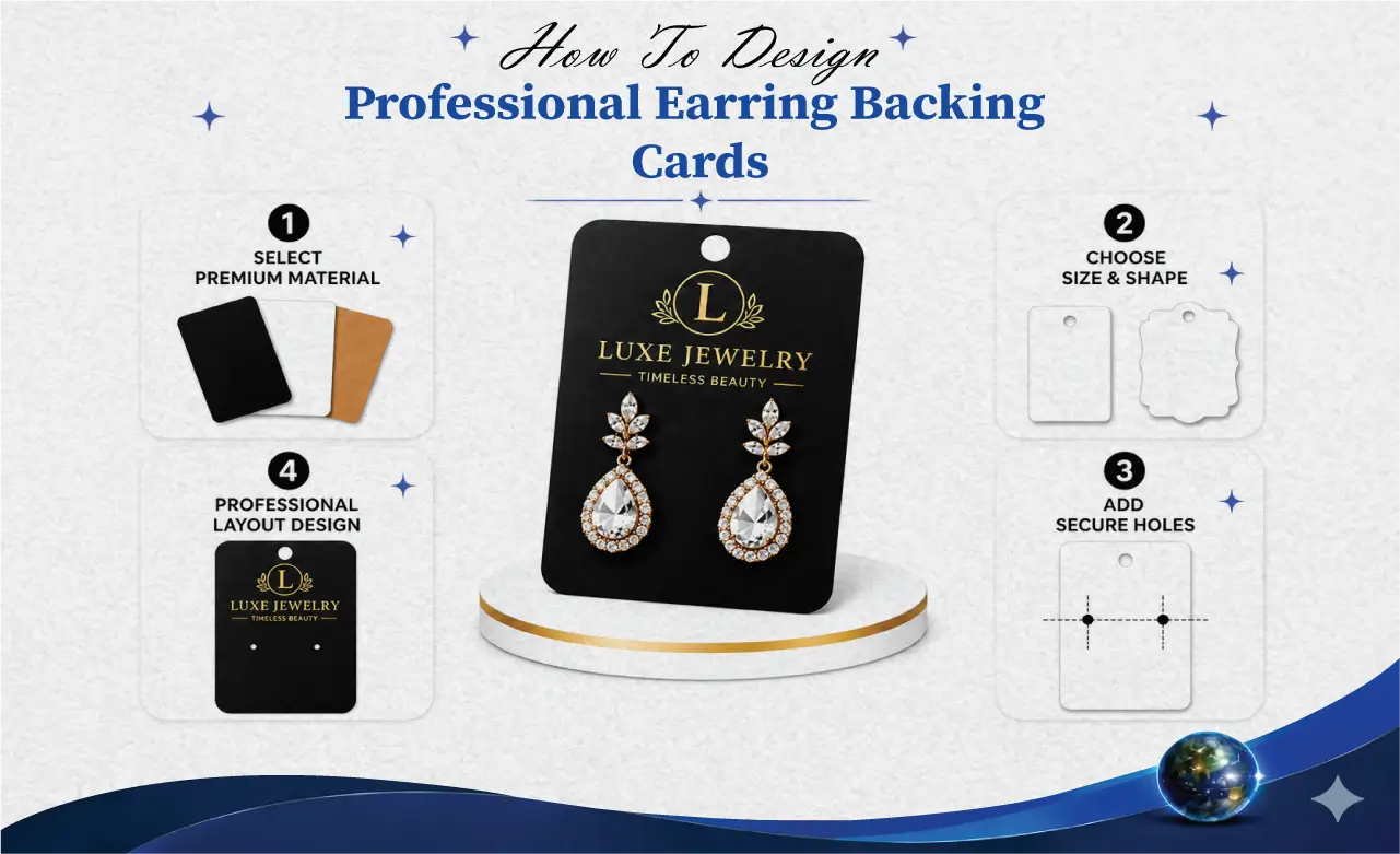 How To Design Professional Earring Backing Cards