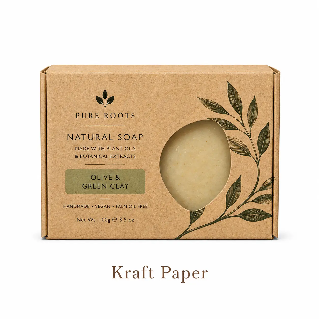 Kraft Soap Packaging Supporting Sustainable Product Presentation  File Name: