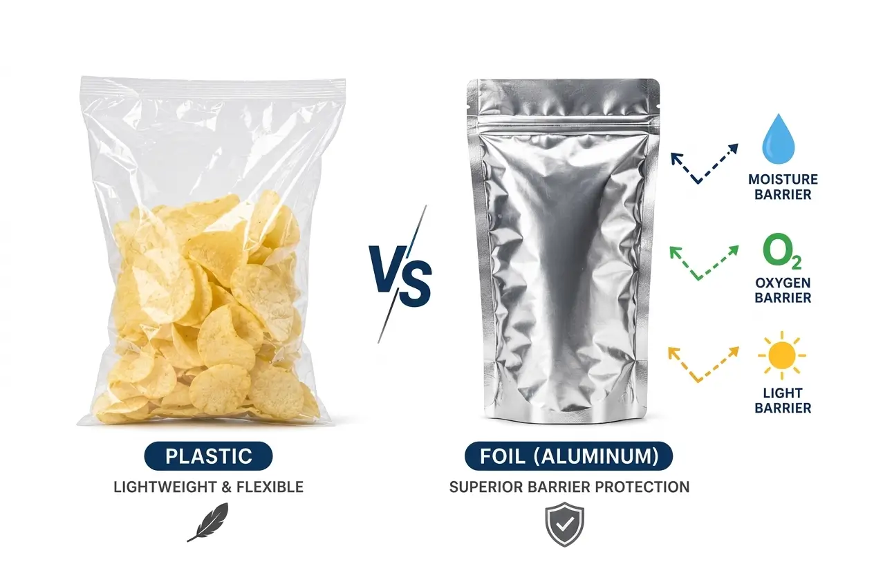 PET and Foil Packaging Materials Performance Comparison Guide