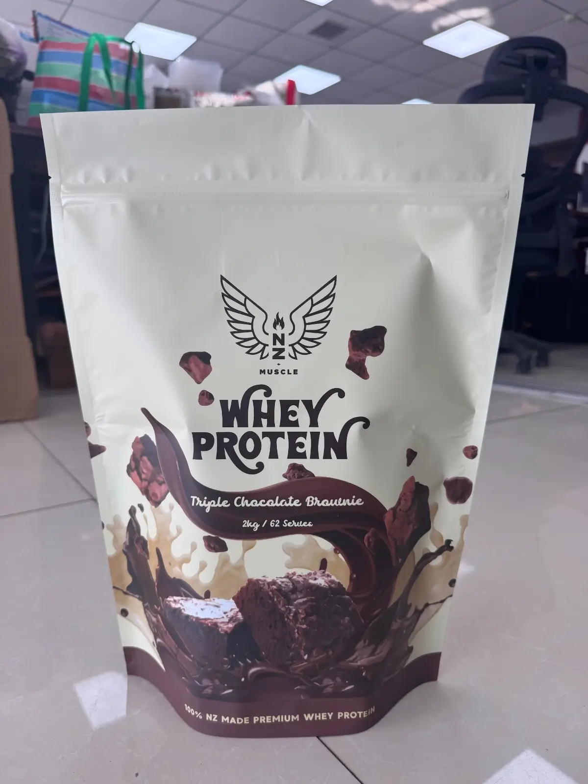 Premium Hot Chocolate Packets Matte Surface Elegant Packaging Design
