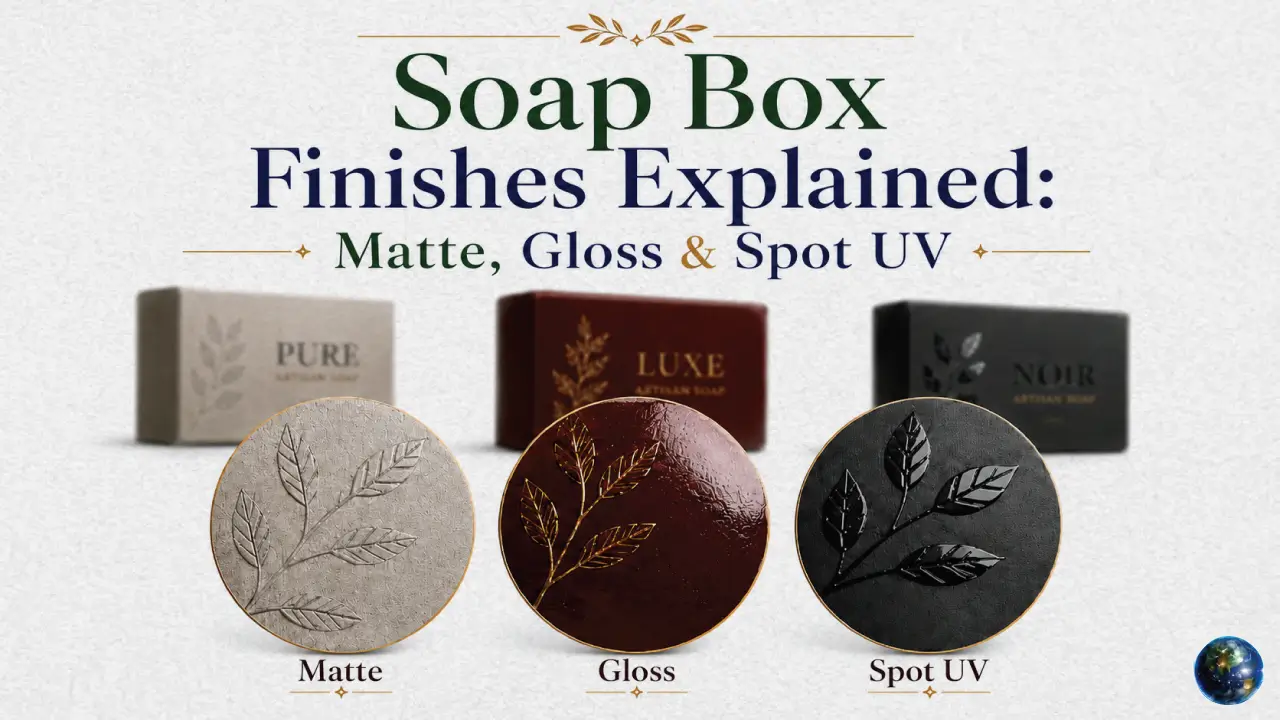 Soap Box Finishes Explained Matte Gloss & Spot UV