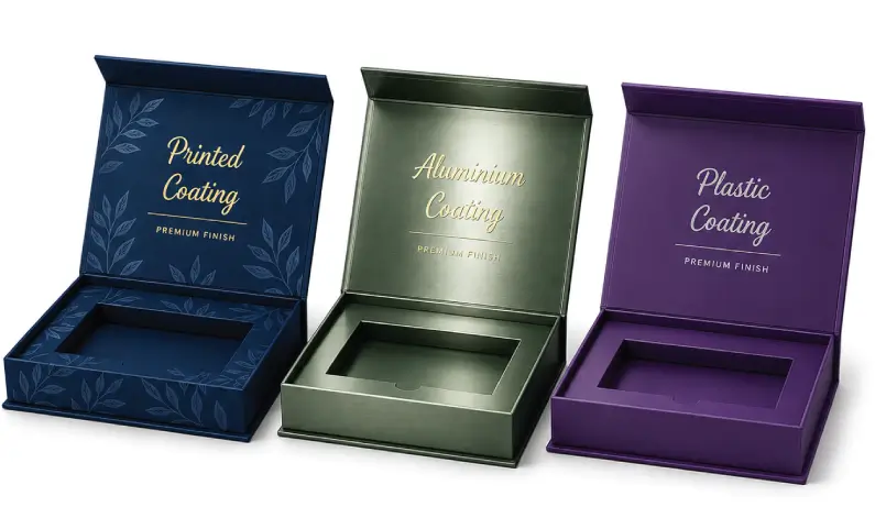 Special Coatings With Premium Gift Card Box Surface Finish