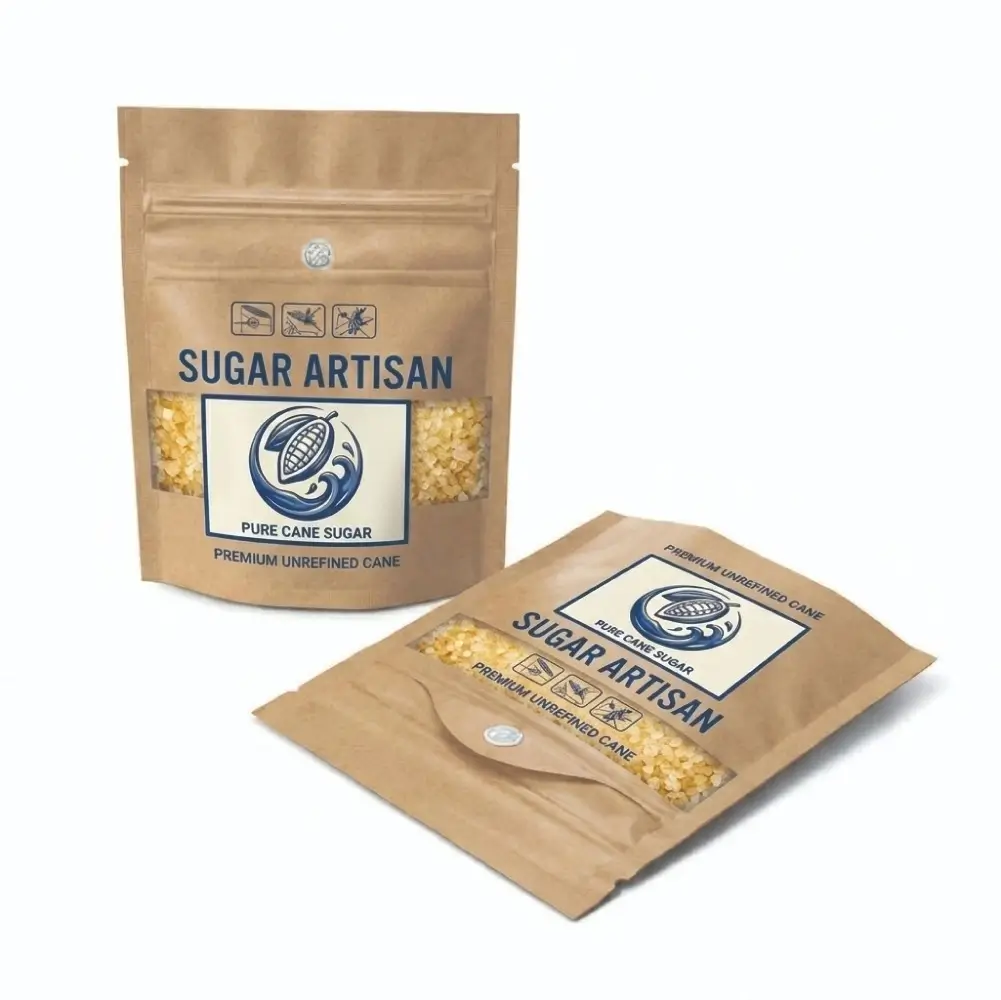 Enhance Product Freshness with Secure Zip-Lock Sugar Packets