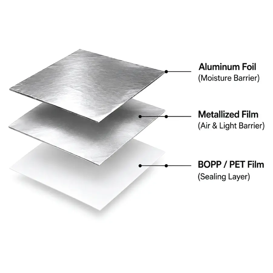 Barrier Layer for Maintaining product freshness