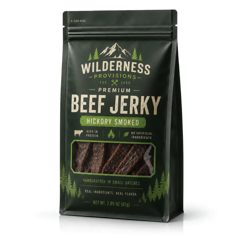 Custom Beef Jerky Bags With Branded Food Packaging