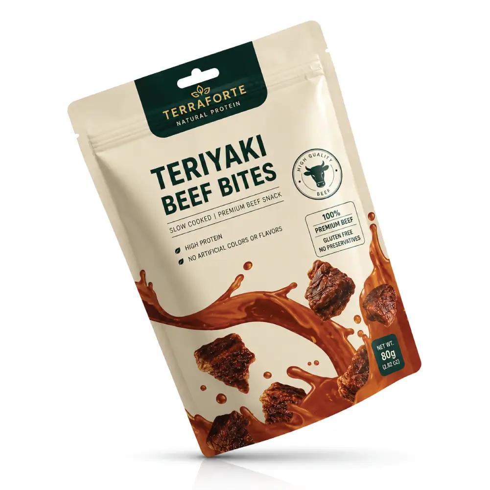 Beef Jerky Stand Up Pouch Packaging With Barrier Protection