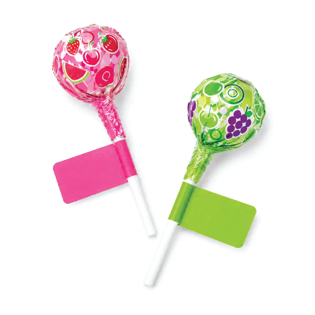 Blank Lollipop Labels with Clean Surface and Custom Printing Options