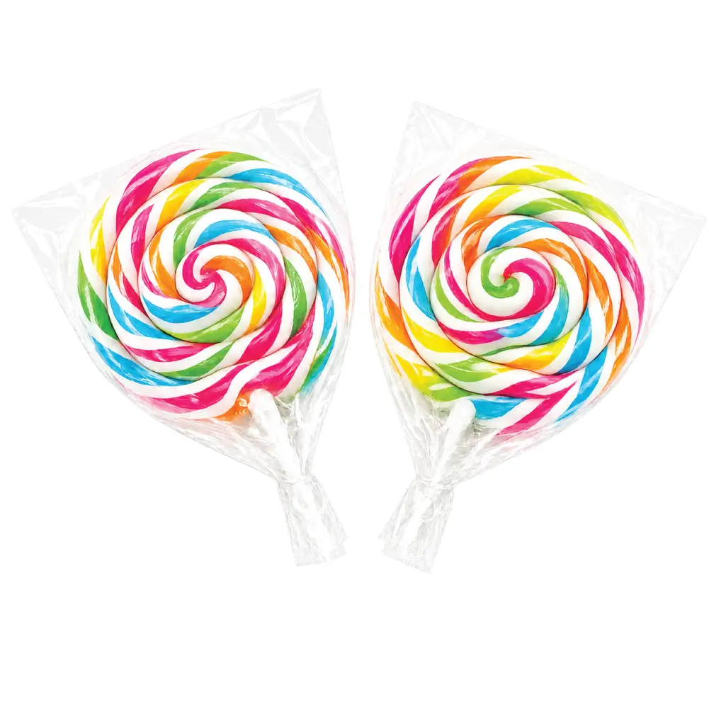 Cellophane Lollipop Wrappers With Crystal-Clear Candy Presentation