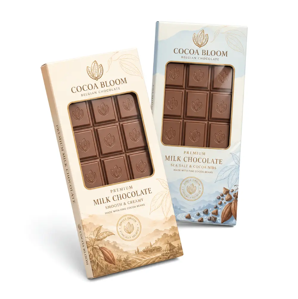 Chocolate Bar Packaging Boxes With Premium Product Presentation Structure