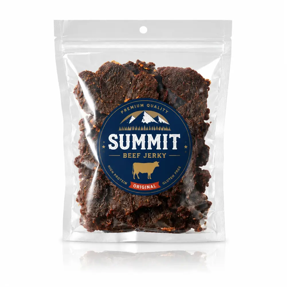 Custom Beef Jerky Labels With Branded Product Details
