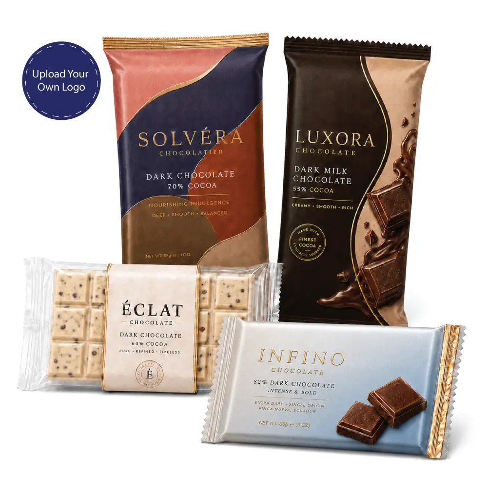 Custom Chocolate Bar Wrappers With Premium Packaging Design