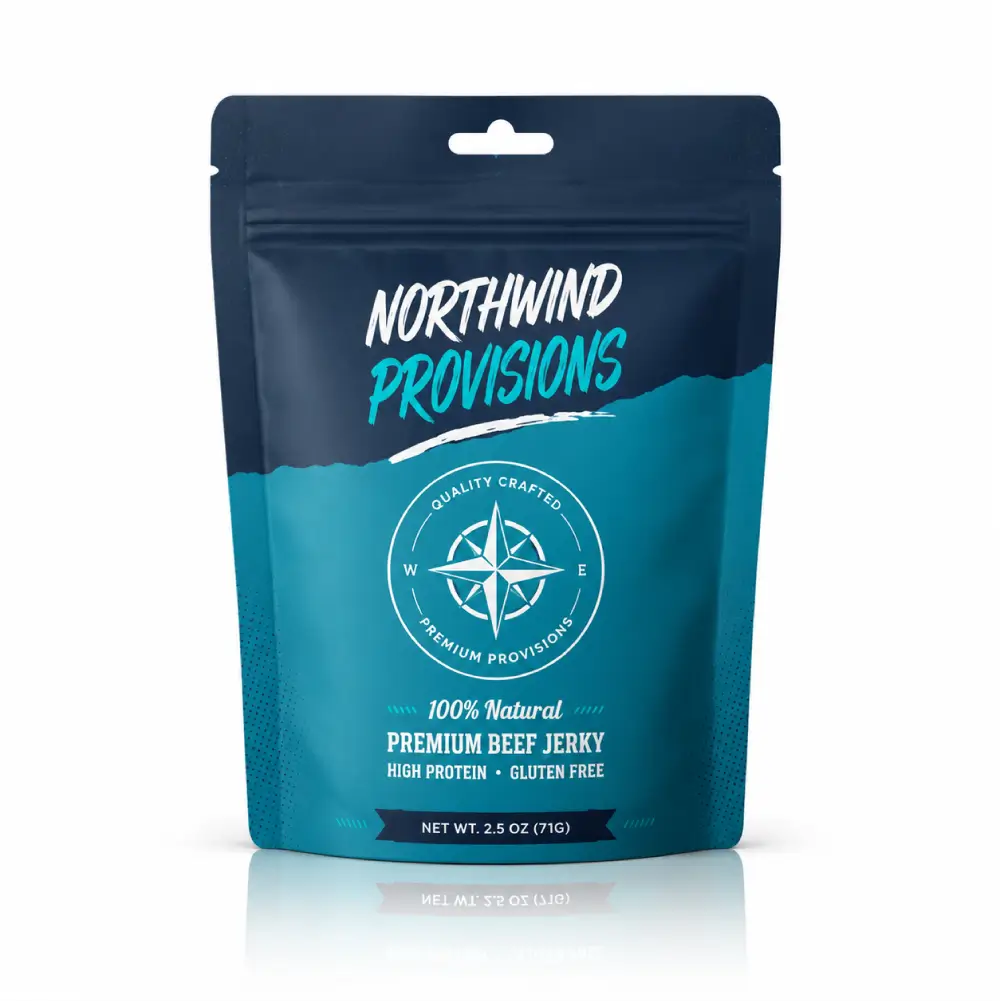 Custom Printed Beef Jerky Bags With Branded Packaging Design
