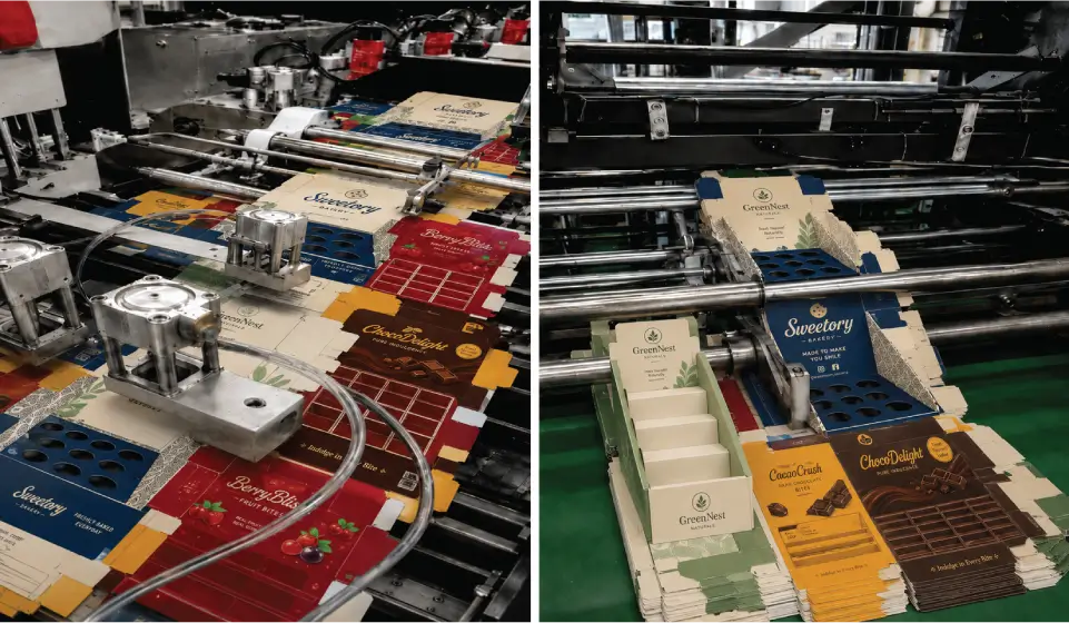 Custom Printing With Vibrant Chocolate Display Box Graphics