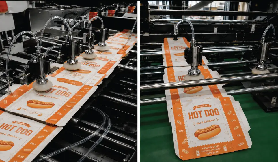 Custom Printing With Detailed Hot Dog Wrapper Graphics